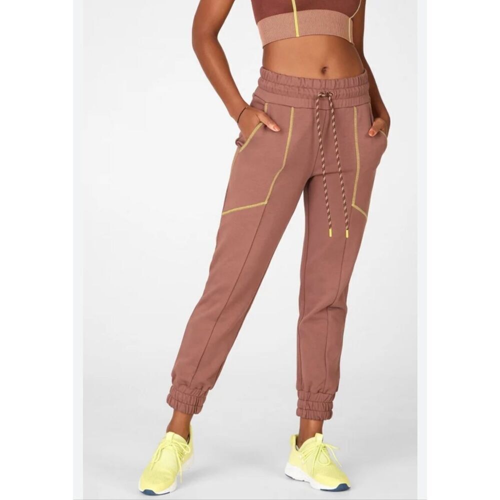 Fabletics Women’s Large Iris Jogger Sweatpants Relaxed Fit Comfort Activewear